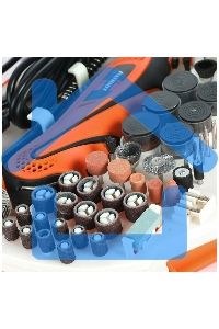 Гравер электрический PATRIOT EE 111 с гибким валом, 140Вт, 210 насадок в комплекте, кейс