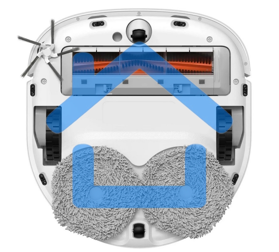 Робот-пылесос Dreame RLS6TAC W10 Pro белый, 55 Вт, 6400 мА·ч Li-Ion, уборка сухая/влажная, пылесборник контейнер 0.45 л