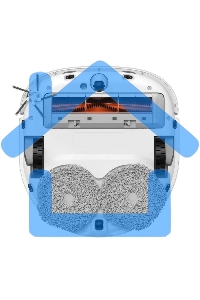 Робот-пылесос Dreame RLS6TAC W10 Pro белый, 55 Вт, 6400 мА·ч Li-Ion, уборка сухая/влажная, пылесборник контейнер 0.45 л