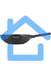 Сковорода ВОК (WOK) Rondell Stripes RDA-1618 круглая 28см покрытие: Xylan Plus ручка несъемная (без крышки) серый