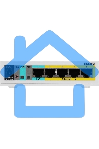 Коммутатор Mikrotik CSS106-1G-4P-1S 5PORT 1000M 1SFP