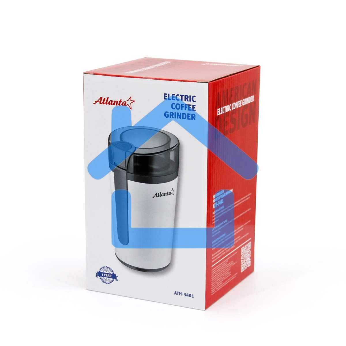Кофемолка Atlanta ATH-3401 (белый)