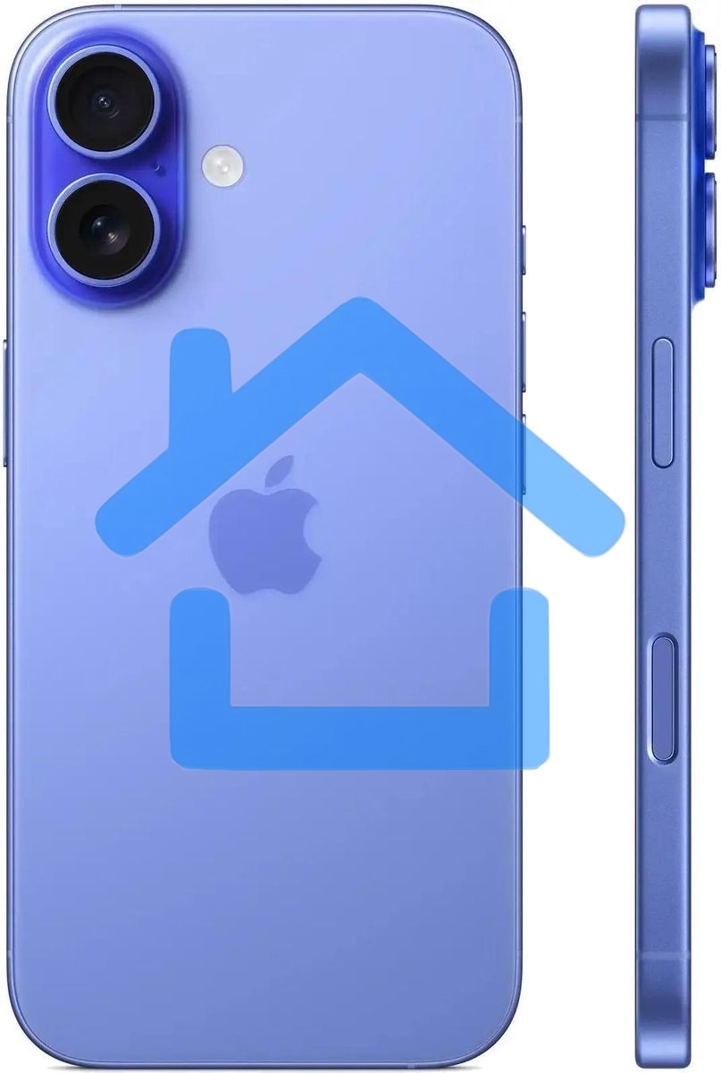 Смартфон Apple iPhone 16, 8/128Gb, ультрамарин
