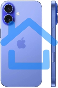 Смартфон Apple iPhone 16, 8/128Gb, ультрамарин