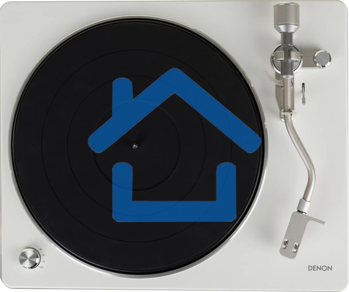 Проигрыватель винила Denon DP-400F, частично автоматический, белый