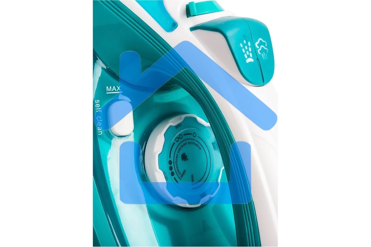 Утюг SUPRA IS-2414 2400Вт голубой/белый