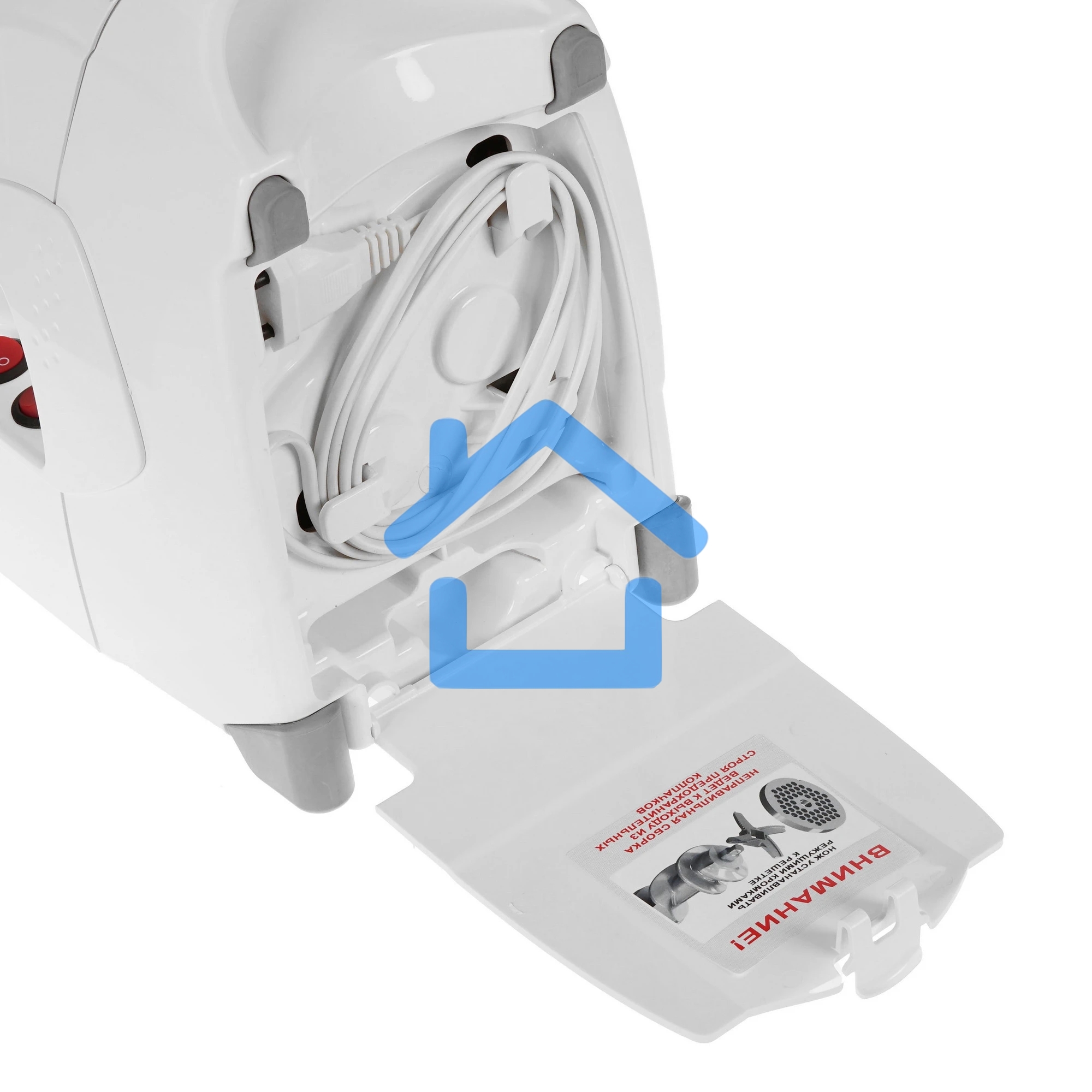 Мясорубка электрическая Аксион М641.04 белый, 2000 Вт