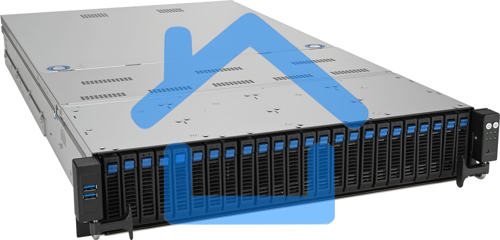 Серверная платформа ASUS RS720-E11-RS24U/10G/2.6KW/24NVMe/OCP/GPU