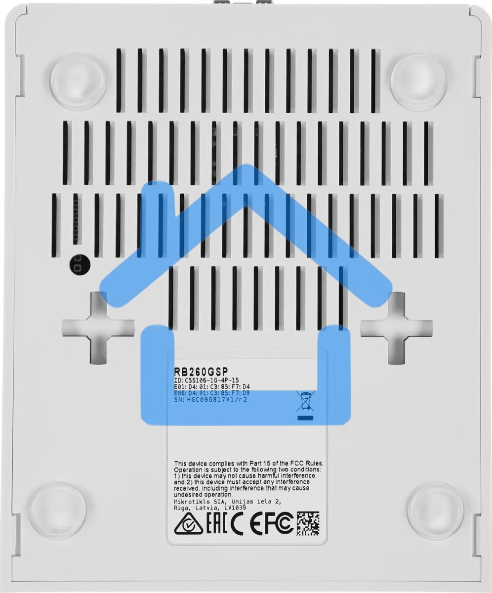 Коммутатор Mikrotik CSS106-1G-4P-1S 5PORT 1000M 1SFP