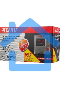 Стабилизатор напряжения Ресанта АСН-1 000/1-Ц 63/6/2 220В±8%, Габариты 237х140х170, Вес 4 кг