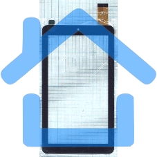 Сенсорное стекло (тачскрин) ZJ-70053A, черное