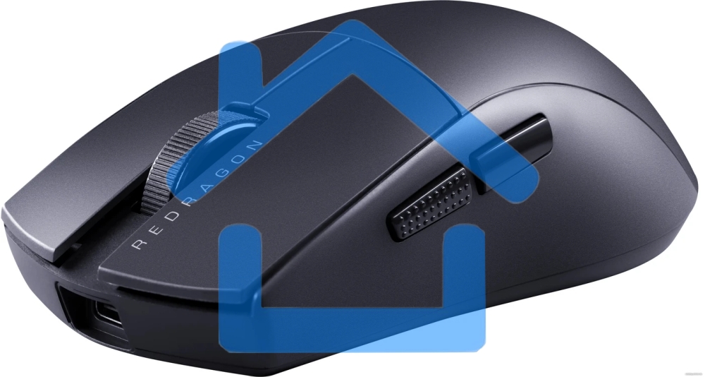Мышь беспроводная Defender Redragon K1ng 4K Pro черный, 26000 dpi, радиоканал, Bluetooth, USB, кнопки - 5