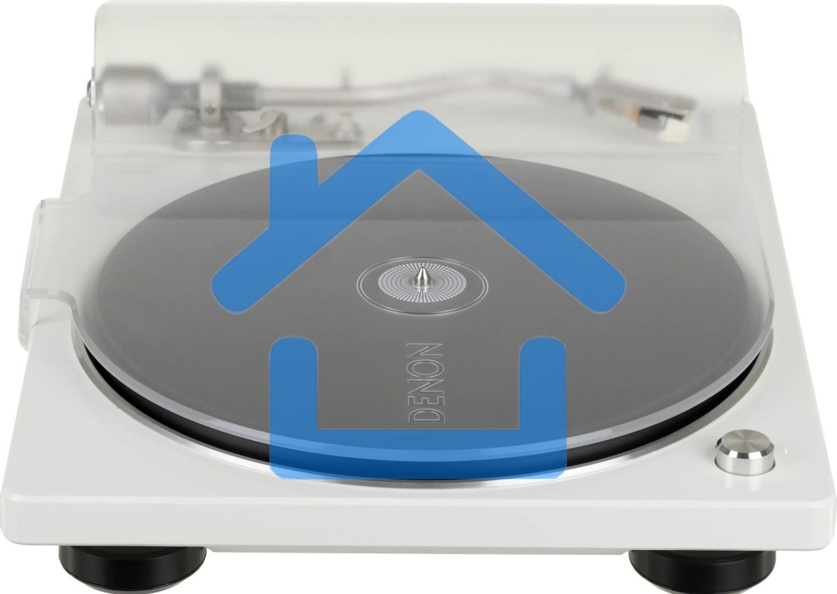 Проигрыватель винила Denon DP-400F, частично автоматический, белый
