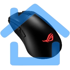 Мышь беспроводная/проводная ASUS P711 ROG Gladius III черный, 36000 dpi, радиоканал, Bluetooth, USB, кнопки - 6