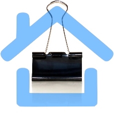 Зажимы Buro сталь 32мм черный (упаковка: 10шт) пакет