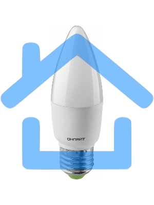 Лампа светодиодная ОНЛАЙТ 61959 OLL-C37-10-230-2.7K-E27-FR