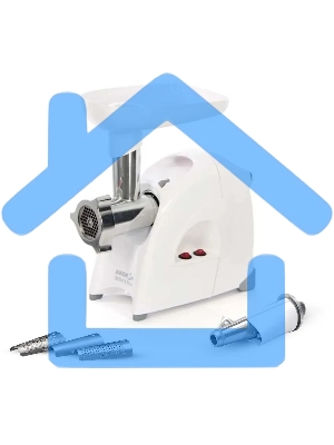 Мясорубка электрическая Аксион М641.04 белый, 2000 Вт