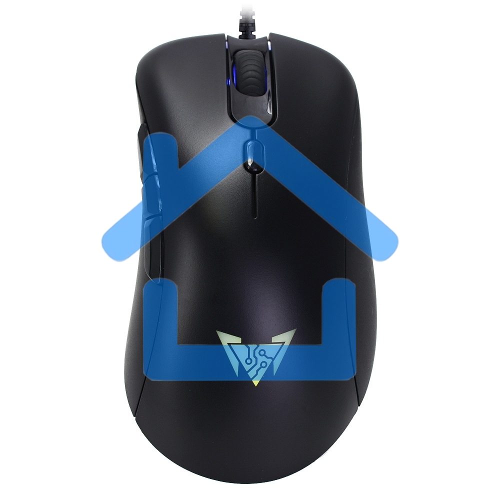 Мышь проводная Crown CMGM-904 черный, 7000 dpi, USB, кнопки - 7