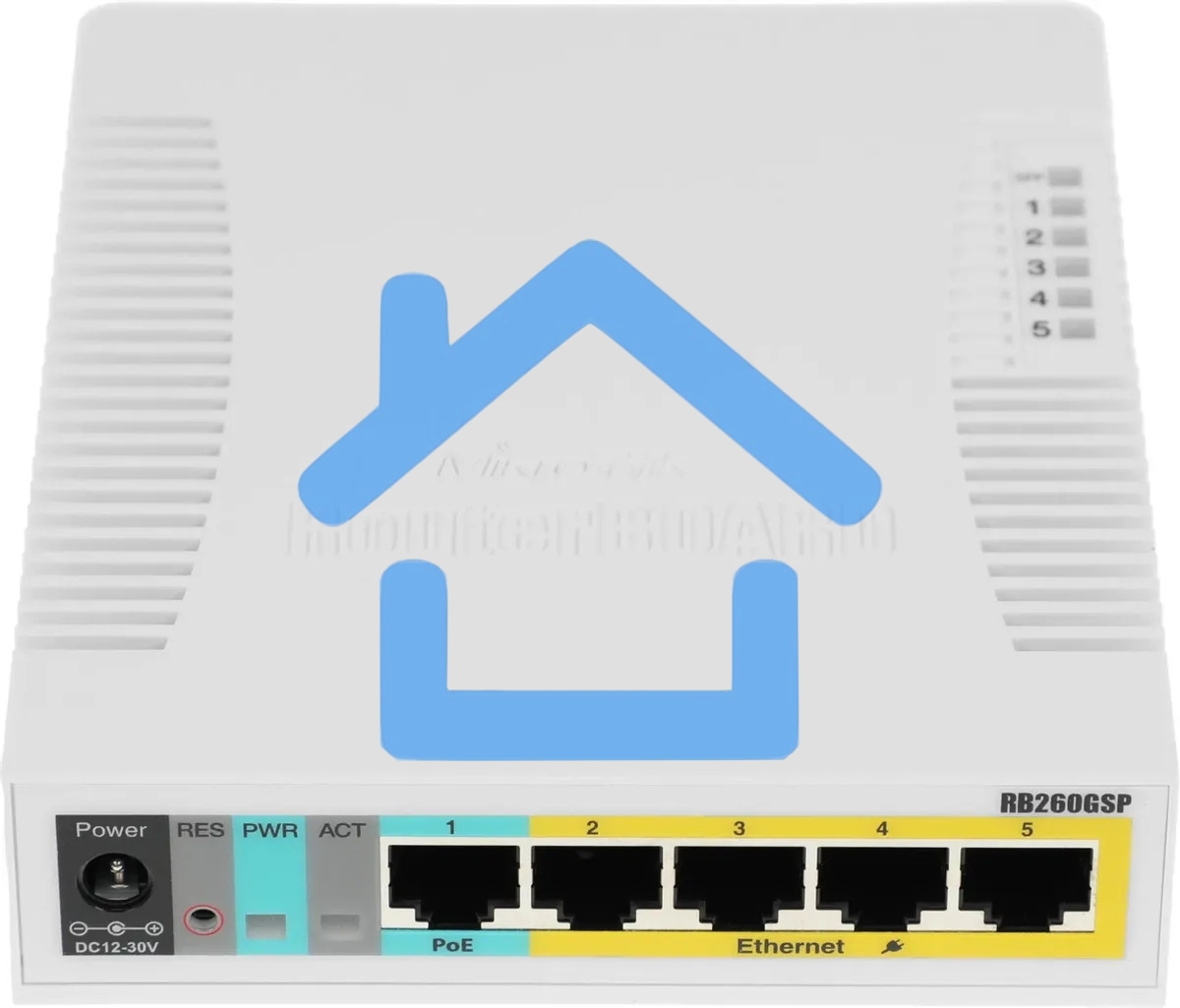 Коммутатор Mikrotik CSS106-1G-4P-1S 5PORT 1000M 1SFP