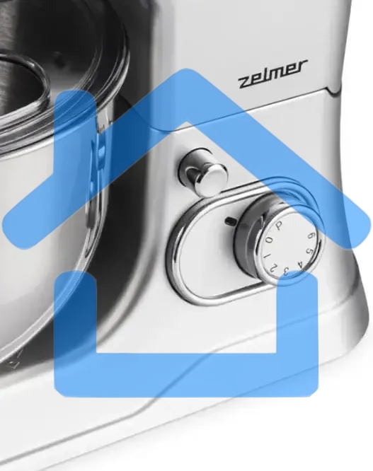 Миксер планетарный ZELMER ZKR1360 серебристый, 1200 Вт