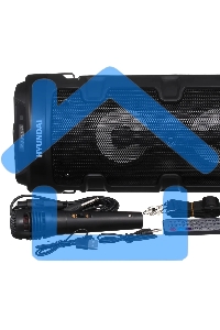 Минисистема Hyundai H-MC160 черный 50Вт/FM/USB/BT/SD/MMC