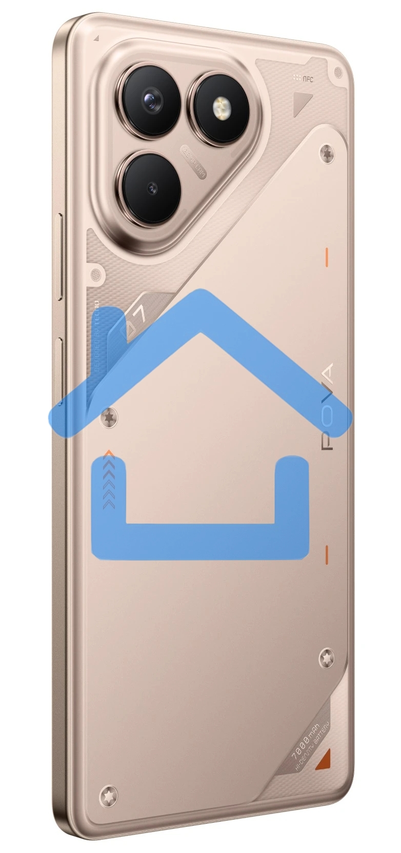 Смартфон Tecno POVA 7 Neo 8/256Gb, коричневый
