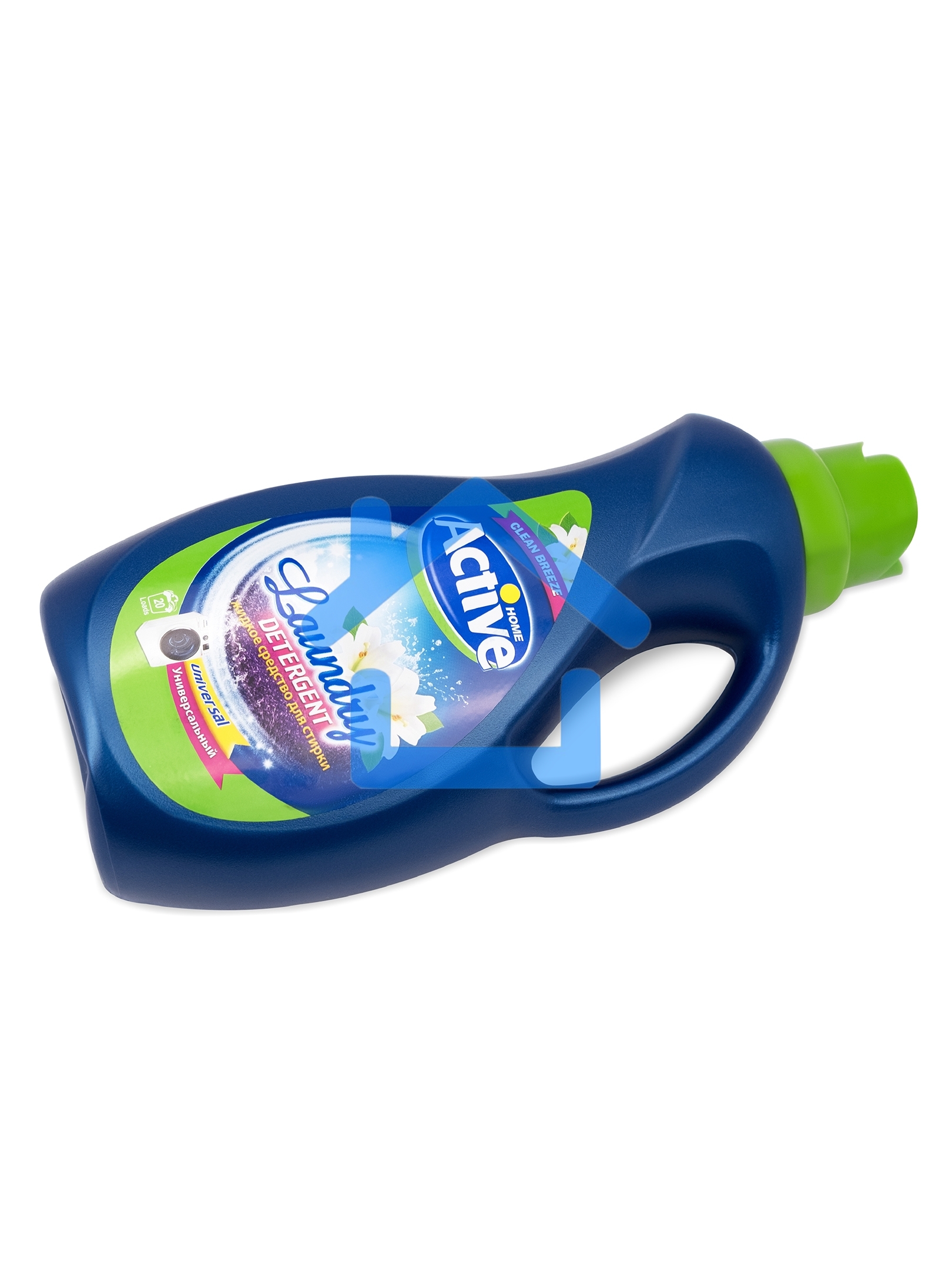 Гель-концентрат для стирки белья ACTIVE универсальный Clean Breeze Альпийские луга, 1500 мл, Green (511601111)