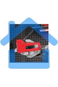 Степлер мебельный Matrix пластиковый, тип скобы 53, 6-8 мм