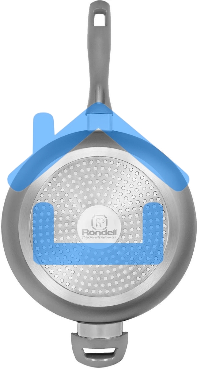Сотейник Rondell Lumiere RDA-596, 26см, с крышкой, серый