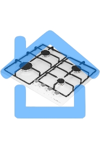 Газовая варочная панель HOMSair HGE643GWH