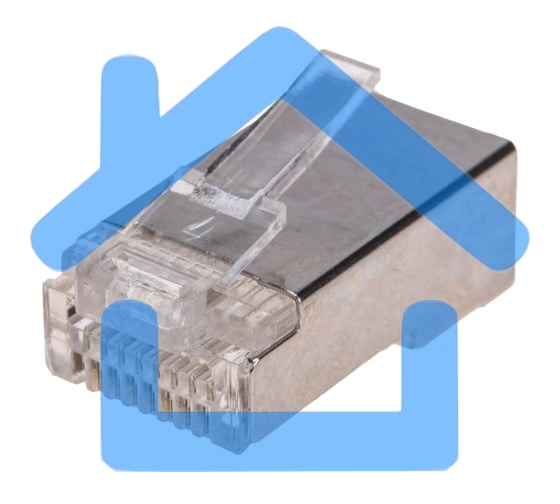 Разъем сквозной RJ-45 Rexant (8P8C) под витую пару, FTP, CAT 5e (1 шт)