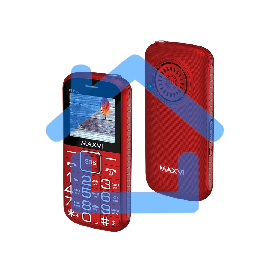 Мобильный телефон Maxvi B5ds up red. 