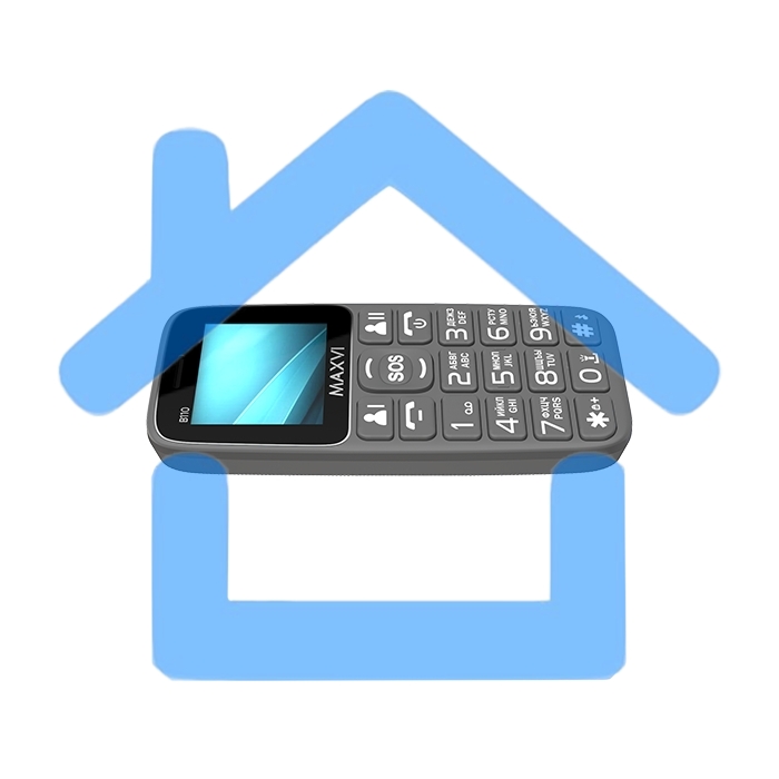 Мобильный телефон Maxvi B110 grey
