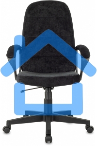 Кресло руководителя Бюрократ CH 002 Fabric черный Light-20 крестов. пластик