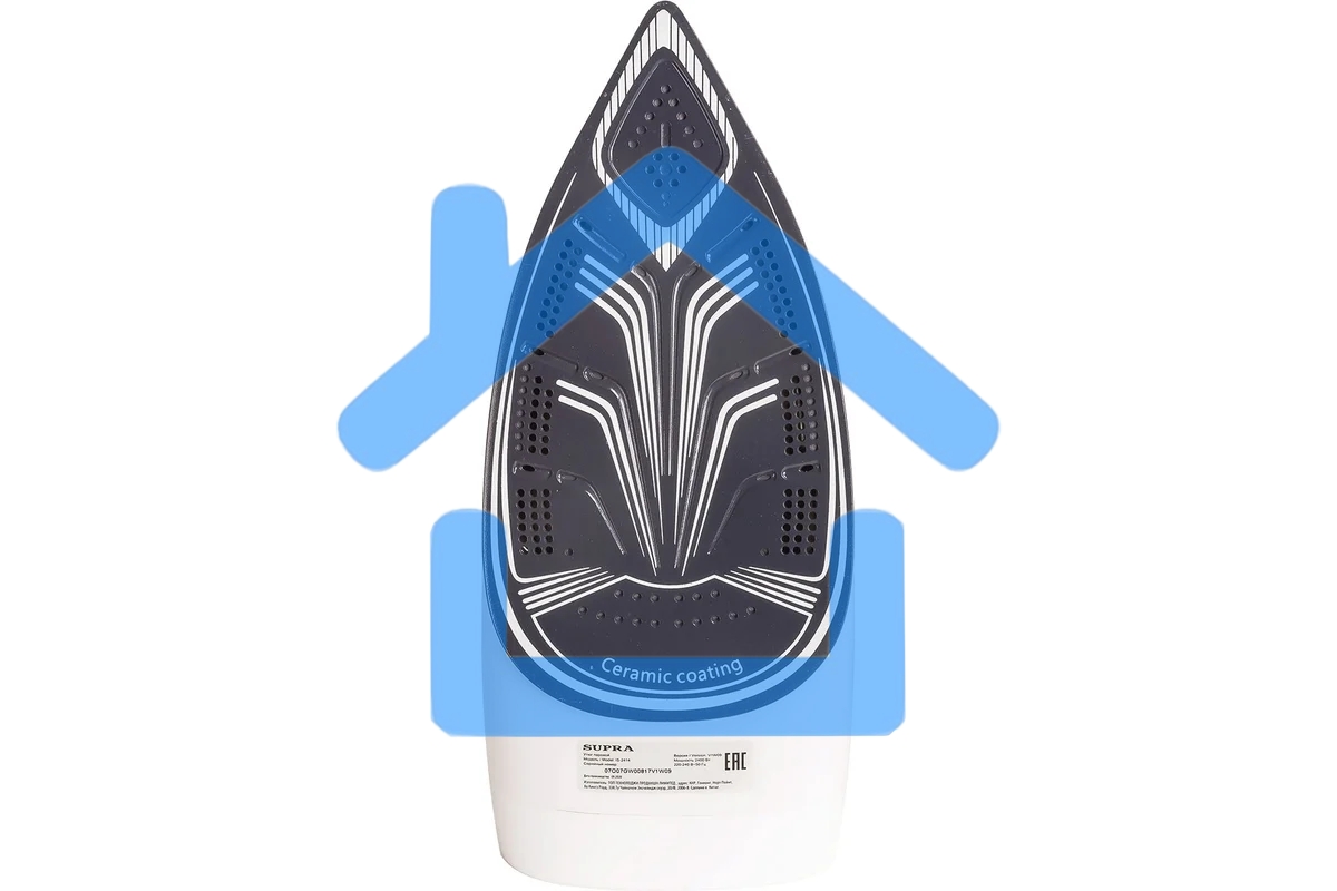 Утюг SUPRA IS-2414 2400Вт голубой/белый