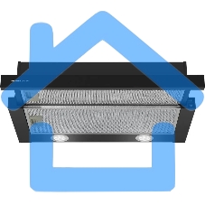 Вытяжка телескопическая HOMSair Flat 60 черный, 60 см, 520 куб. м/ч, 47 дБ