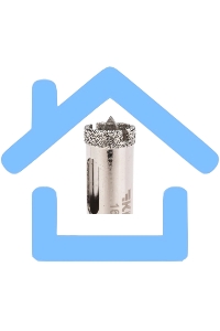 Коронка алмазная KRANZ 16 мм с центровочным сверлом