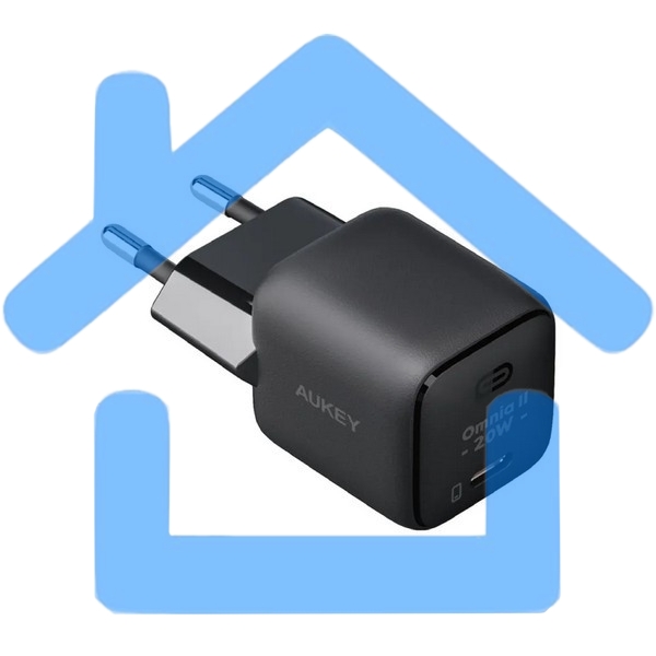 Сетевое зарядное устройство Aukey Omnia2 20W черный