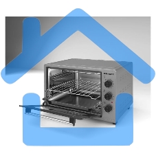 Мини-печь KRAFT KN-MO 3900 FGR серый