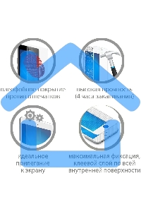 Защитное стекло для экрана DF sColor-121 черный для Samsung Galaxy M52 2.5D черный