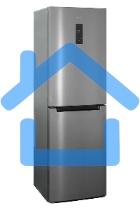 Холодильник Бирюса Б-I940NF нержавеющая сталь двухкамерный 210/130л морозилка снизу, No Frost