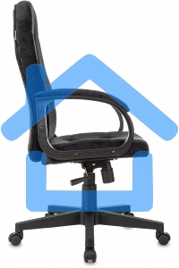 Кресло руководителя Бюрократ CH 002 Fabric черный Light-20 крестов. пластик