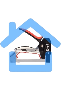 Степлер мебельный Matrix, стальной, быстрая загрузка, тип скобы 53, 6-10 мм, PRO