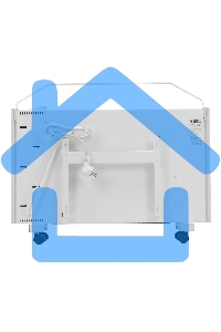 Конвектор Denzel XCE-1500 белый, 1500 Вт, 20 м2, термостат