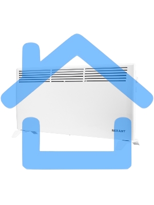 Конвектор Rexant 60-0120 белый, 2000 Вт, 25 м2, термостат