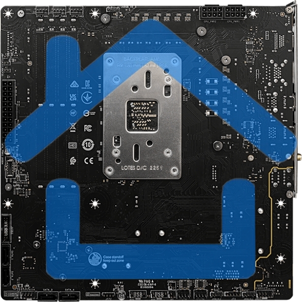 Материнская плата MSI B650M PROJECT ZERO, AM5, AMD B650, 4xDDR5, 4xSATA, 2xM.2, 1xPCIe 4.0 x16, 1xPCIe x1, 1xDP, 1xHDMI, 1x 2.5Gb LAN, 2xUSB-A 2.0, 2xUSB 3.2 Gen 1, 3xUSB 3.2 Gen 2, 3x3.5 мм, 7.1, mATX