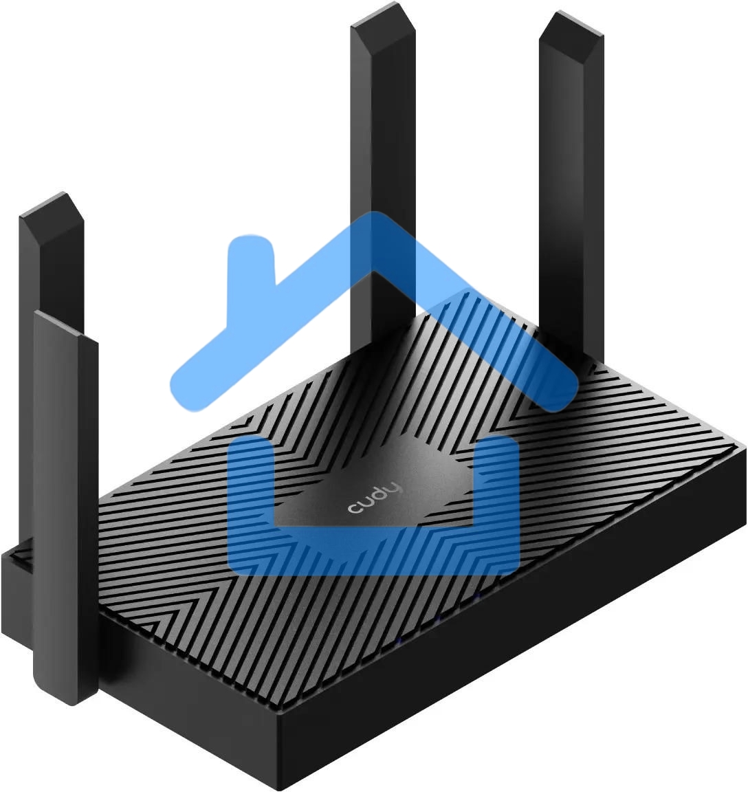 Роутер беспроводной Cudy WR1500 AX1500 10/100/1000 черный