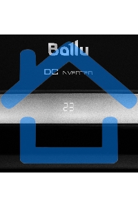 Блок внутренний сплит-системы Ballu BSPI/in-13HN8/BL/EU инвертор, 12000 BTU, 35 м², 23 дБ, охлаждение, обогрев, осушение, черный
