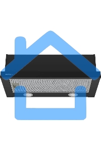 Вытяжка телескопическая HOMSair Flat 60 черный, 60 см, 520 куб. м/ч, 47 дБ