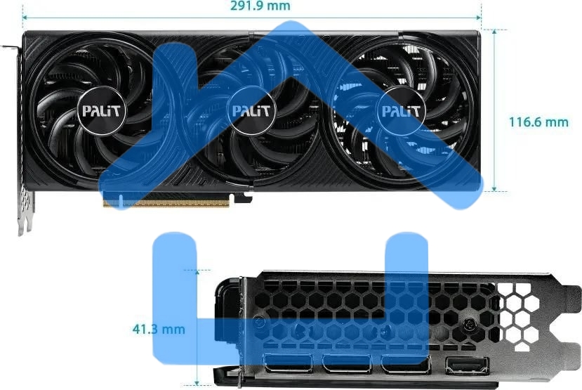 Видеокарта Palit PA-RTX 5070 INFINITY 3 12GB RTX 5070 12Gb 192bit GDDR7 2325/28000 HDMIx1 DPx3 HDCP Ret